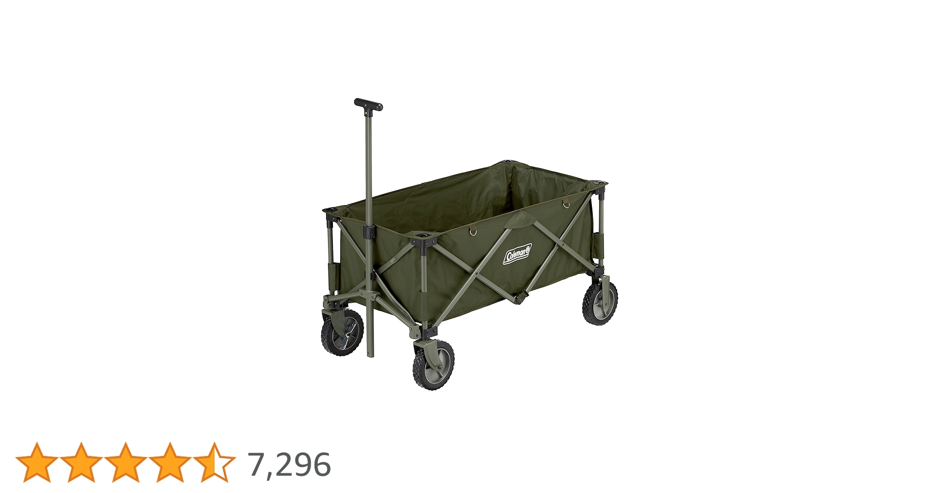 Coleman 折りたたみキャリーカート Amazon限定オリーブグリーン色 81oF1s4+lrL.jpg_BO30,255,255,